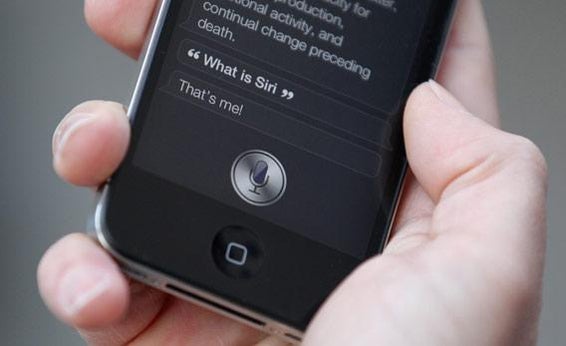 Siri on the iPhone 4S.
